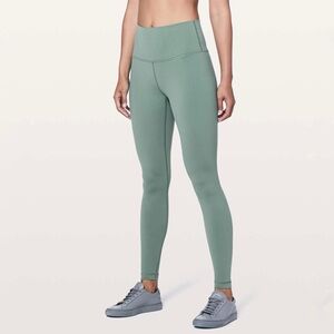 Lululemon Wunder Under Hi-Rise Tight 28” in Juniper